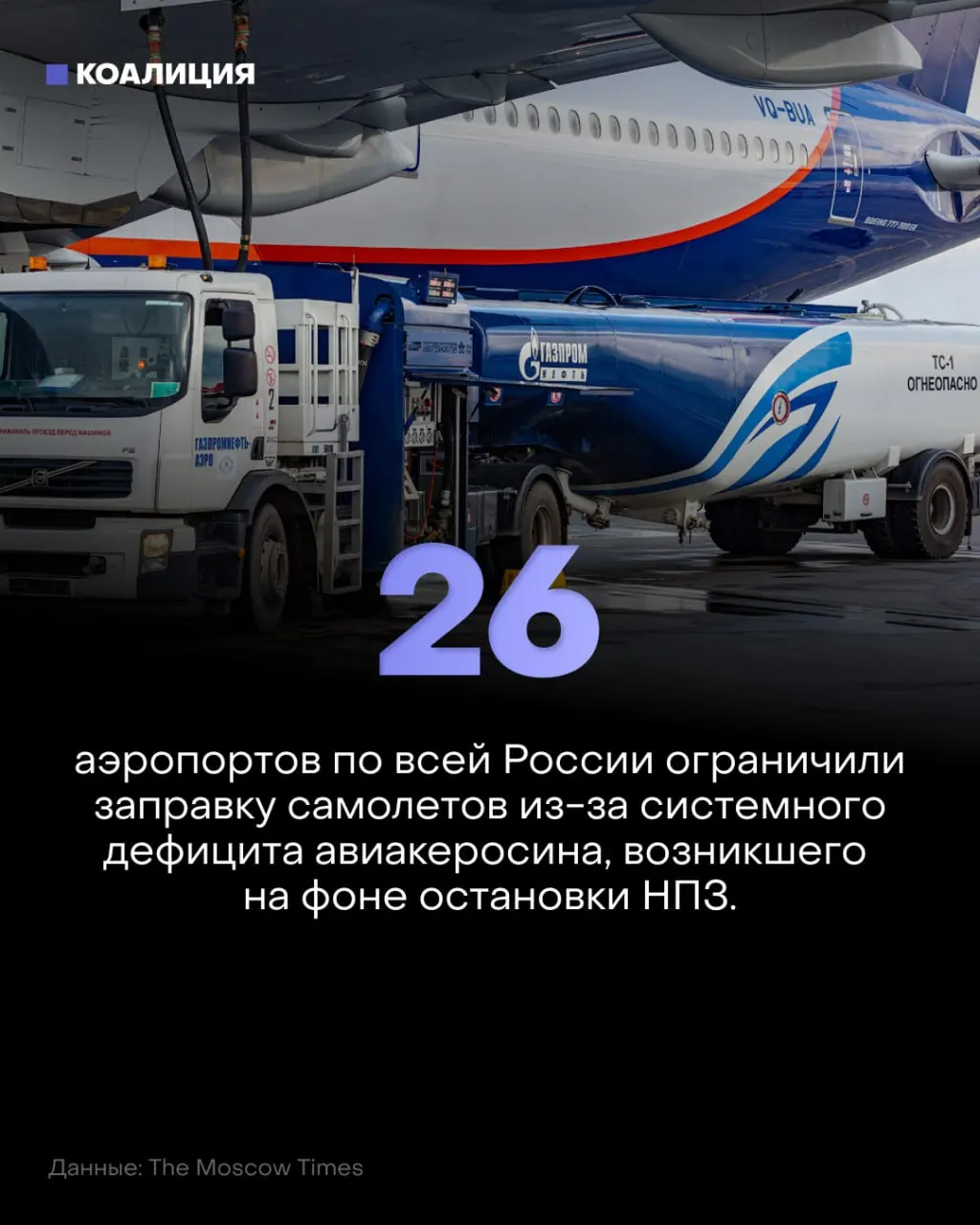 Из-за ограничений поставок керосина в десятках аэропортов сокращают заправку самолётов; режим в Пулково продлён до 2027 года, цены на керосин растут, экспорт ограничен.