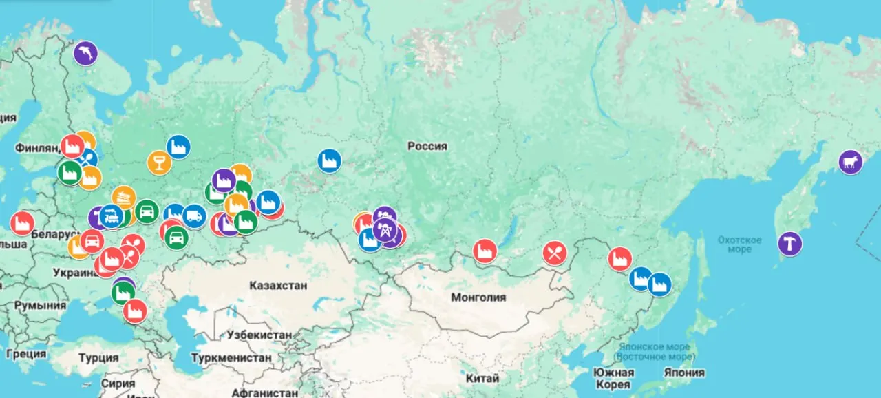 Интерактивная карта фиксирует случаи остановок производств, массовых увольнений, задержек зарплат и перевода работников на сокращённый или неполный график по всей стране. С начала 2026 года зарегистрировано больше инцидентов, чем за весь прошлый год.