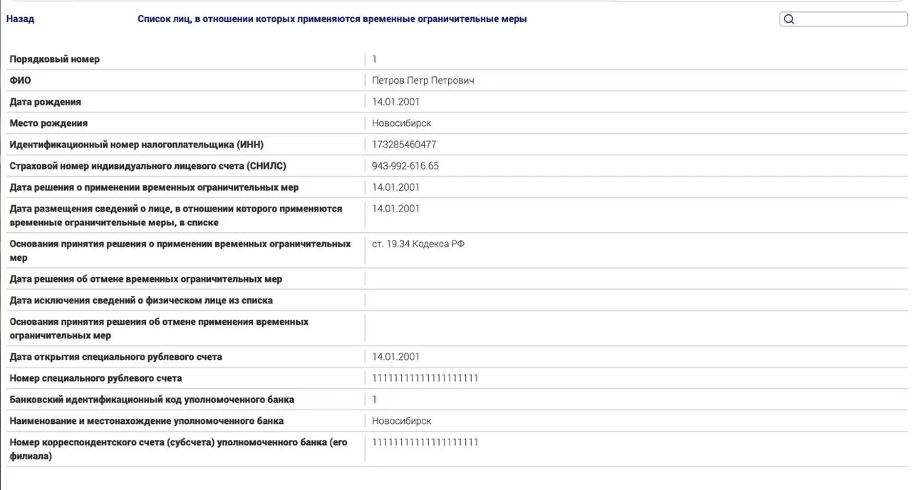 Минюст запустил реестр для россиян за рубежом, подпадающих под «политические» статьи; документ вводит дополнительные ограничения: ограничение распоряжения имуществом, банковские операции и нотариальные/консульские действия.