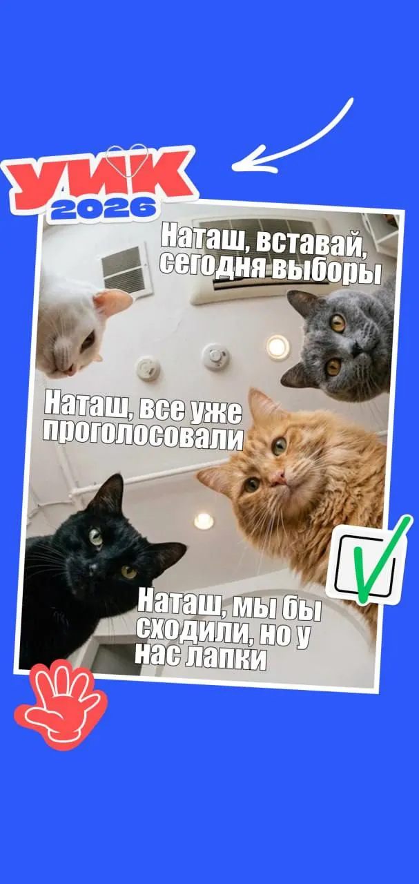 С 18 по 20 сентября 2026 года в России пройдёт голосование всех уровней. Кого будут выбирать, кто имеет право голосовать и какие документы нужны — простая памятка. В конце — подборка мемов для настроения.