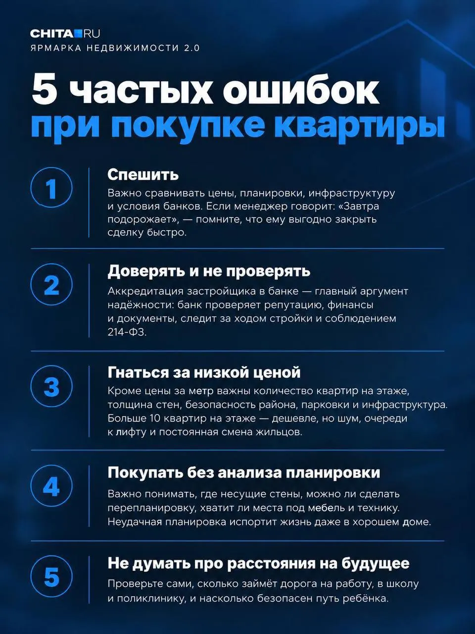 Разбираем 5 частых ошибок покупателей жилья и советы экспертов.